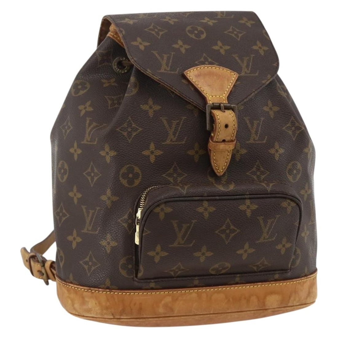 Monogram Canvas Montsouris MM Backpack by Louis Vuitton M51136: Monogram Canvas Montsouris MM Backpack by Louis Vuitton M51136 This Louis Vuitton Montsouris MM backpack features the signature Monogram canvas and is designed for women. The bag offers a spacious int