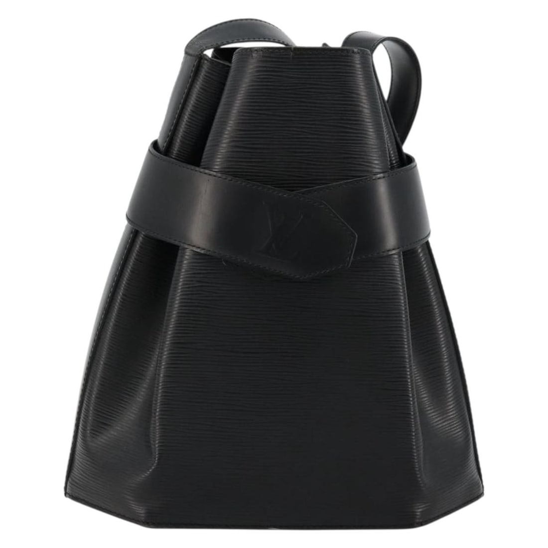 Louis Vuitton Epi Leather Sac d'Epaule Black Shoulder Bag: Louis Vuitton Epi Leather Sac d'Epaule Black Shoulder Bag This Louis Vuitton Vintage Sac d'Epaule Handbag is crafted from black Epi leather and designed for women. Made in France, it features a spacio