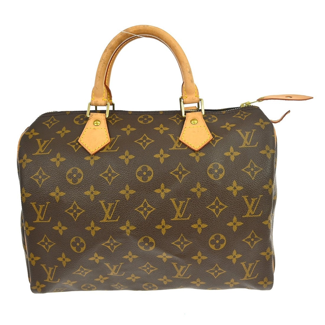 Louis Vuitton Speedy Monogram Canvas Brown Handbag: Louis Vuitton Speedy Monogram Canvas Brown Handbag This Louis Vuitton Speedy Handbag features the iconic monogram canvas in brown and is designed for women. The bag is crafted from durable canvas and 