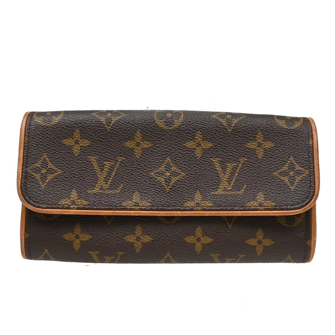 Louis Vuitton Twin Monogram Canvas Shoulder Bag: Louis Vuitton Twin Monogram Canvas Shoulder Bag This Louis Vuitton Twin Handbag features the brand's signature monogram canvas in brown and is designed for women. The bag is made in Spain and measures