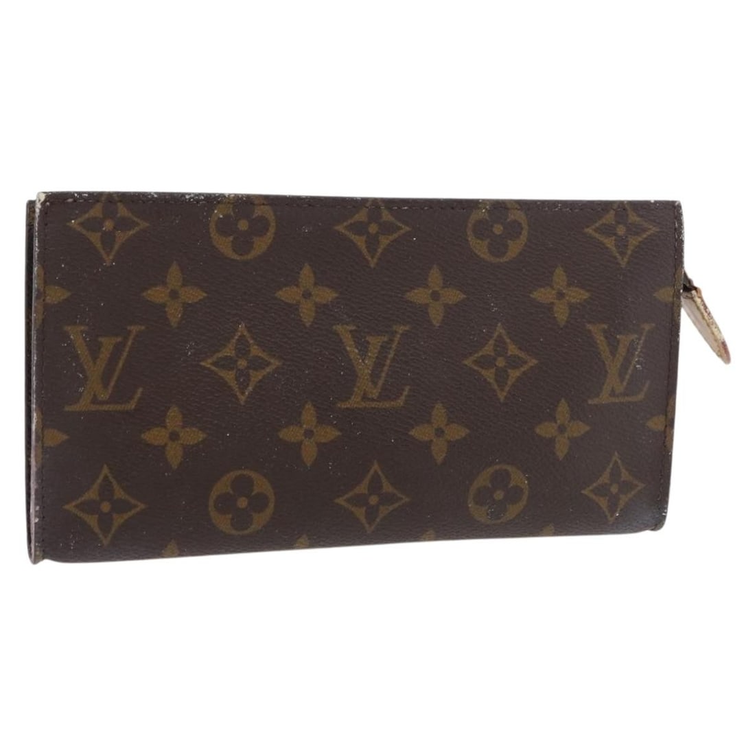 Louis Vuitton Monogram Canvas Accessory Pouch 6.7 x 4.1 x 0.6 inch: Louis Vuitton Monogram Canvas Accessory Pouch 6.7 x 4.1 x 0.6 inch This Louis Vuitton Monogram Bucket GM accessory pouch is crafted from signature monogram canvas and designed for women. The pouch fea