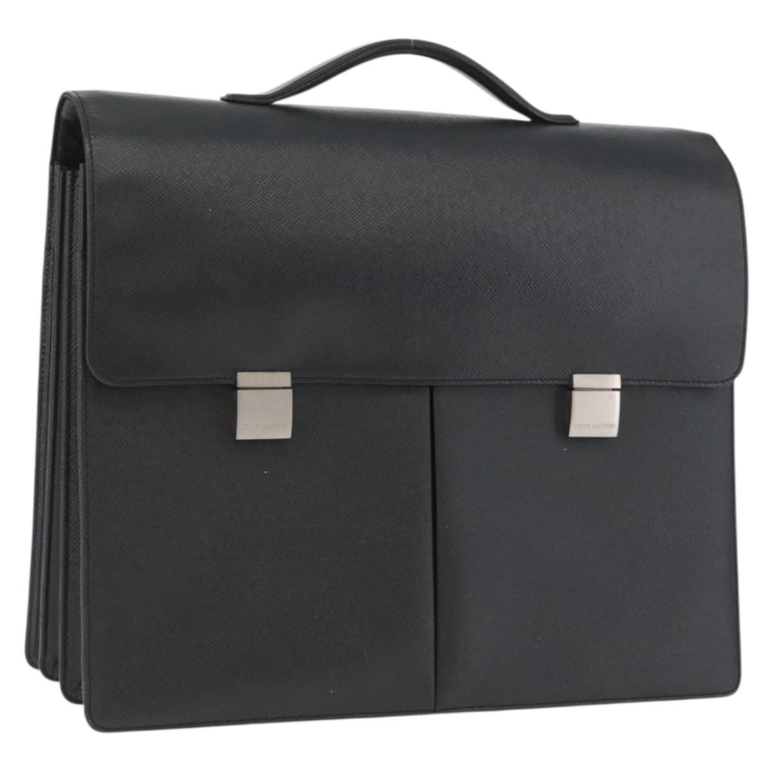 Taiga Leather Ardoise Business Bag M30792 by Louis Vuitton: Taiga Leather Ardoise Business Bag M30792 by Louis Vuitton This Louis Vuitton Tobol business bag is crafted from Taiga leather in the Ardoise color. Designed for women, it features a spacious interior
