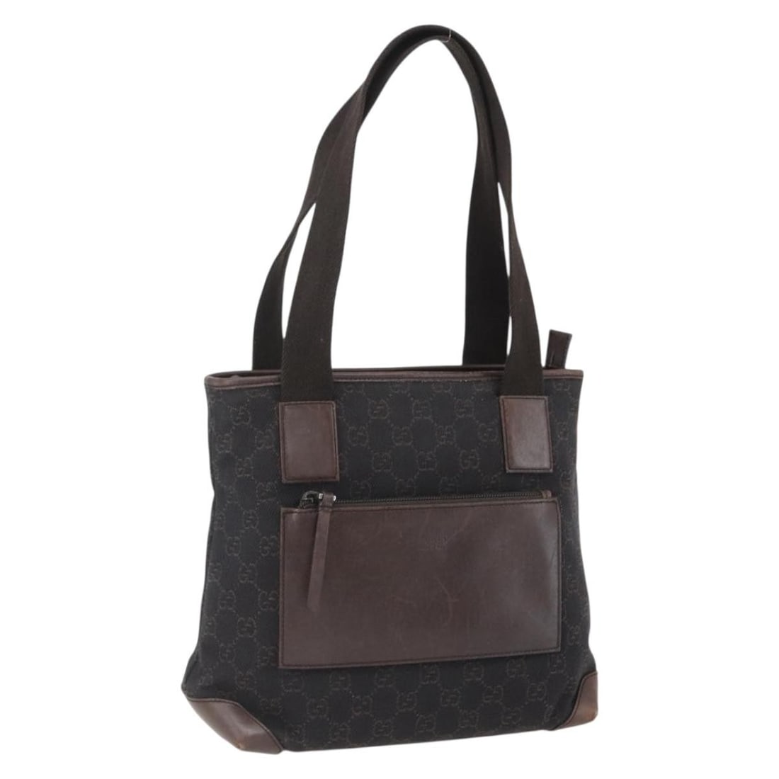 Gucci GG Canvas Women Tote 28893 Dark Brown Silver: Gucci GG Canvas Women Tote 28893 Dark Brown Silver This GUCCI GG Canvas Tote Bag features a dark brown and silver color scheme with the signature GG canvas exterior. Designed for women, the bag is cra