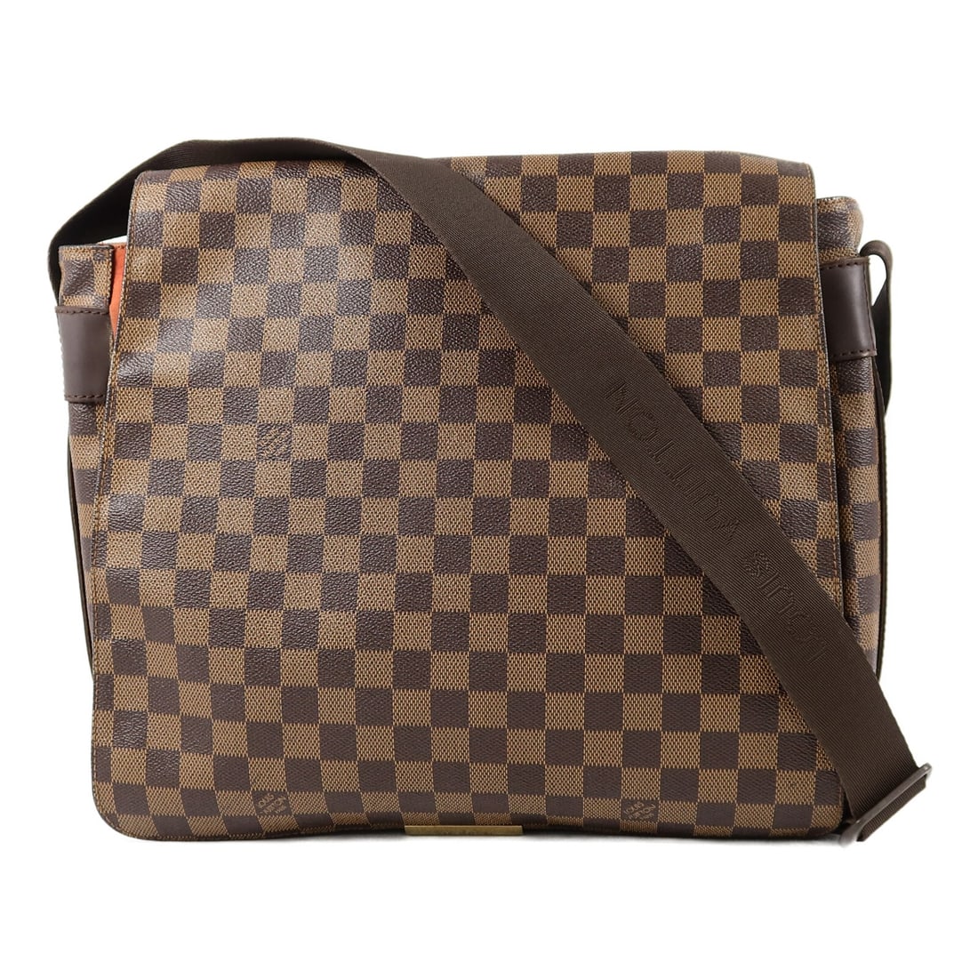 Louis Vuitton Damier Bastille Brown Shoulder Bag GHW N45258: Louis Vuitton Damier Bastille Brown Shoulder Bag GHW N45258 This Louis Vuitton Bastille shoulder messenger bag features the iconic Damier brown pattern and gold-tone hardware. Crafted from durable PVC