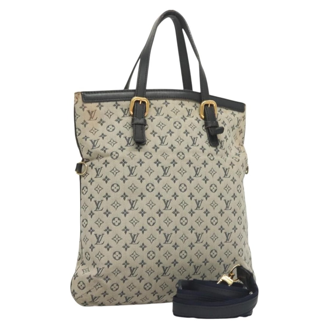 LOUIS VUITTON Monogram Mini Francoise Tote Bag M92208 Blue Authentic: LOUIS VUITTON Monogram Mini Francoise Tote Bag M92208 Blue Authentic Introducing the LOUIS VUITTON Monogram Mini Francoise Tote Bag, a stylish and versatile accessory designed for the modern individua