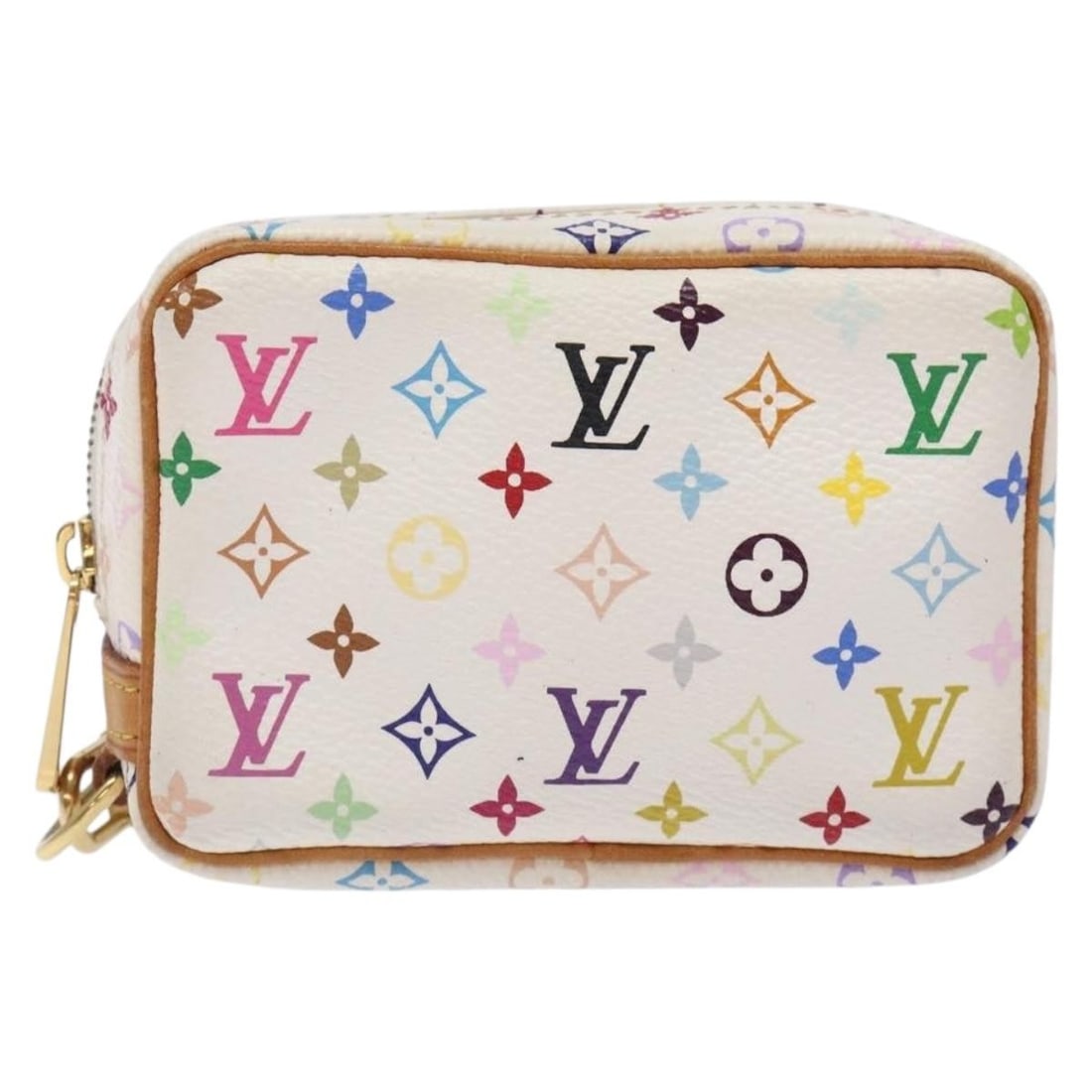 Louis Vuitton Multicolor Monogram Wapity Canvas Pouch for Women: Louis Vuitton Multicolor Monogram Wapity Canvas Pouch for Women The Louis Vuitton Wapity Trousse Pouch features the signature Monogram Multicolor canvas and is designed for women. This compact pouch i