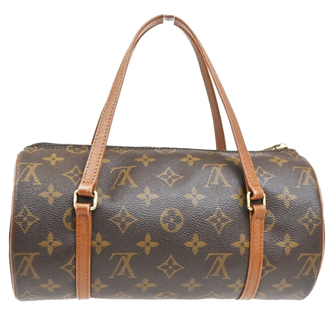 Louis Vuitton Monogram Canvas Papillon Handbag: Louis Vuitton Monogram Canvas Papillon Handbag This Louis Vuitton Papillon handbag features the iconic monogram canvas in brown and is designed for women. Made in France, it offers a classic silhouett