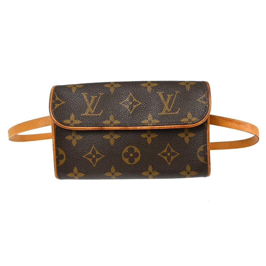 Louis Vuitton Monogram Canvas Florentine Belt Bag: Louis Vuitton Monogram Canvas Florentine Belt Bag This Louis Vuitton Florentine Waist Bag is crafted from the brand's signature monogram canvas in brown. Designed for women, it features a compact silh