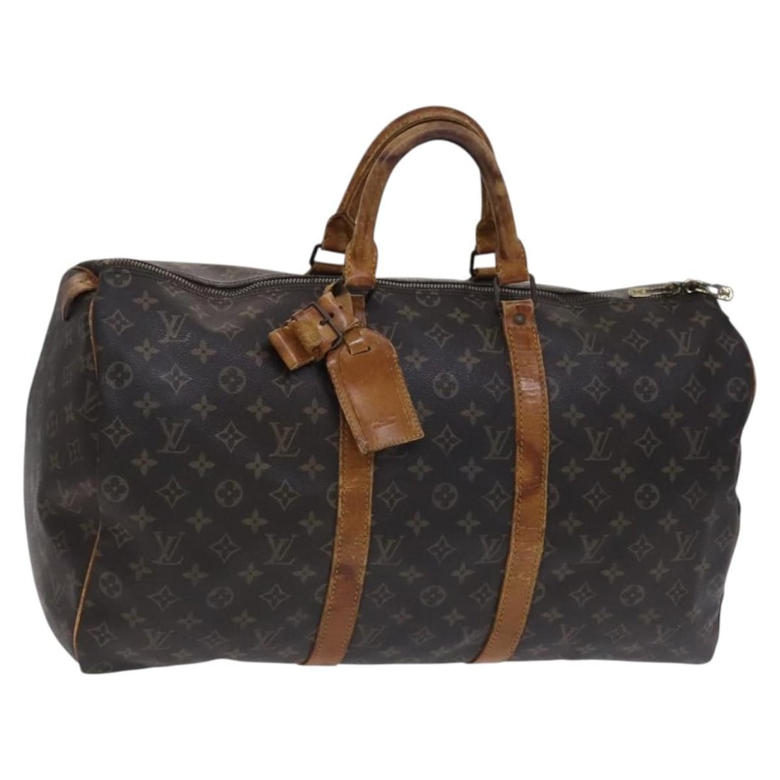 Louis Vuitton Keepall 50 Monogram Canvas Boston Bag M41426: Louis Vuitton Keepall 50 Monogram Canvas Boston Bag M41426 This is a Louis Vuitton Monogram Keepall 50 Boston Bag, model M41426. Crafted from the brand's signature monogram canvas, this classic travel