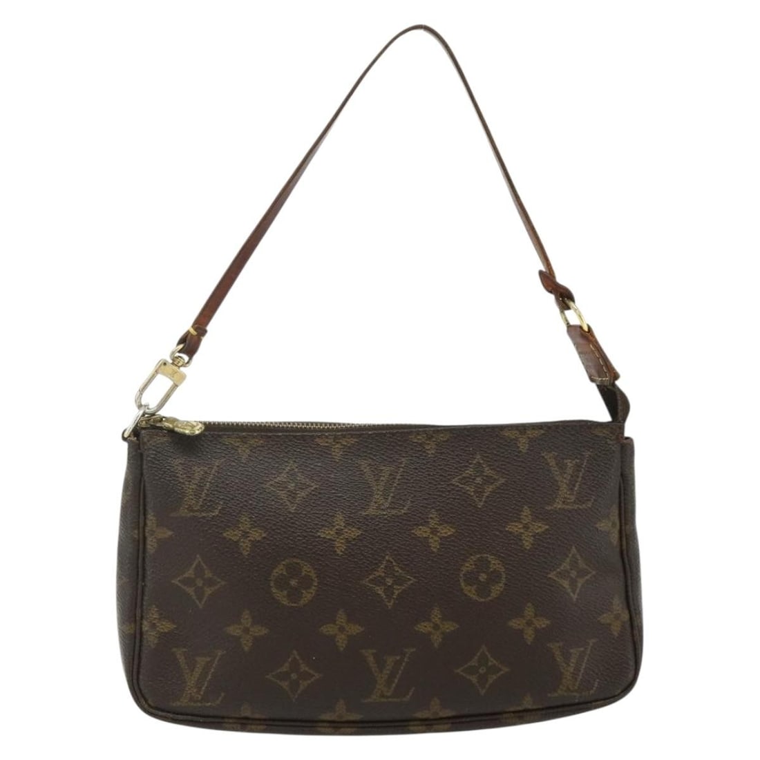 Louis Vuitton Monogram Canvas Pochette Accessoires NM 21cm x 13cm x 3cm: Louis Vuitton Monogram Canvas Pochette Accessoires NM 21cm x 13cm x 3cm This Louis Vuitton Pochette Accessoires NM features the iconic Monogram canvas in brown with a classic, compact silhouette. The 
