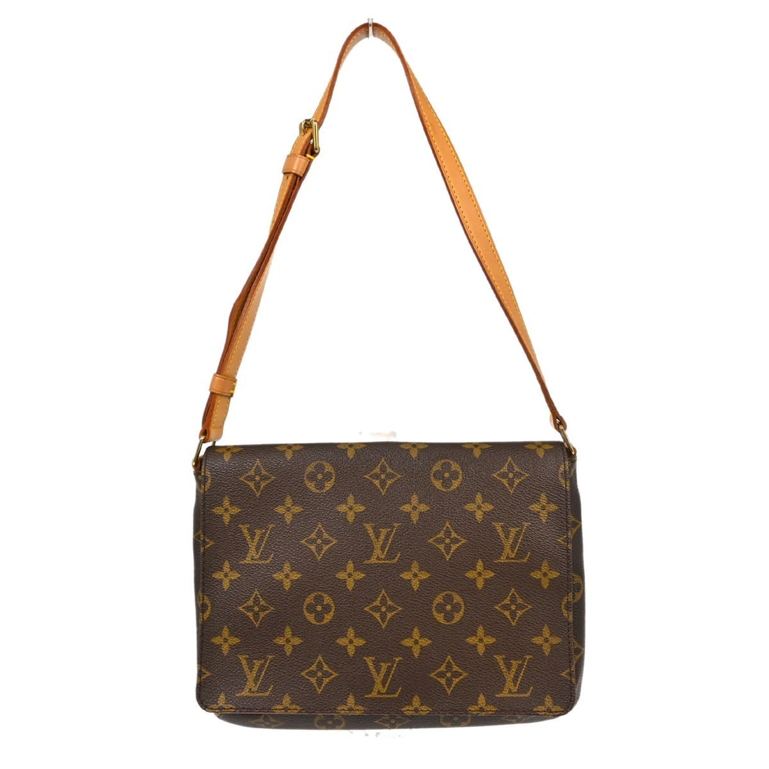 Louis Vuitton Musette Tango monogram shoulder bag M51257: Louis Vuitton Musette Tango monogram shoulder bag M51257 This Louis Vuitton Musette Tango short shoulder bag features the signature Monogram canvas exterior with a brown adjustable shoulder strap and 