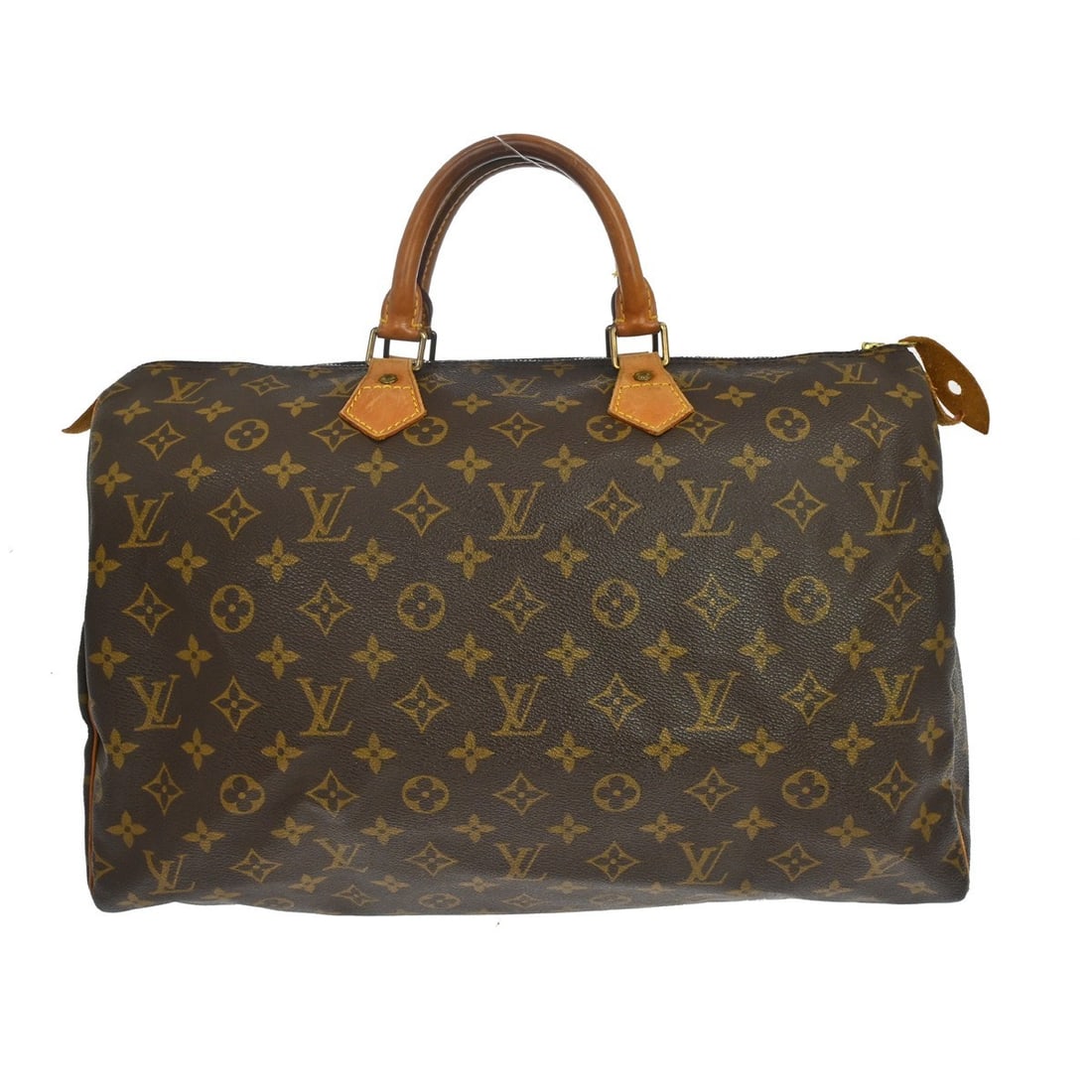 Louis Vuitton Speedy Canvas Brown Handbag 40cm x 26cm x 19cm: Louis Vuitton Speedy Canvas Brown Handbag 40cm x 26cm x 19cm This Louis Vuitton Speedy Handbag features the iconic monogram canvas in brown, accented with suntanned leather trim. Designed for women, t