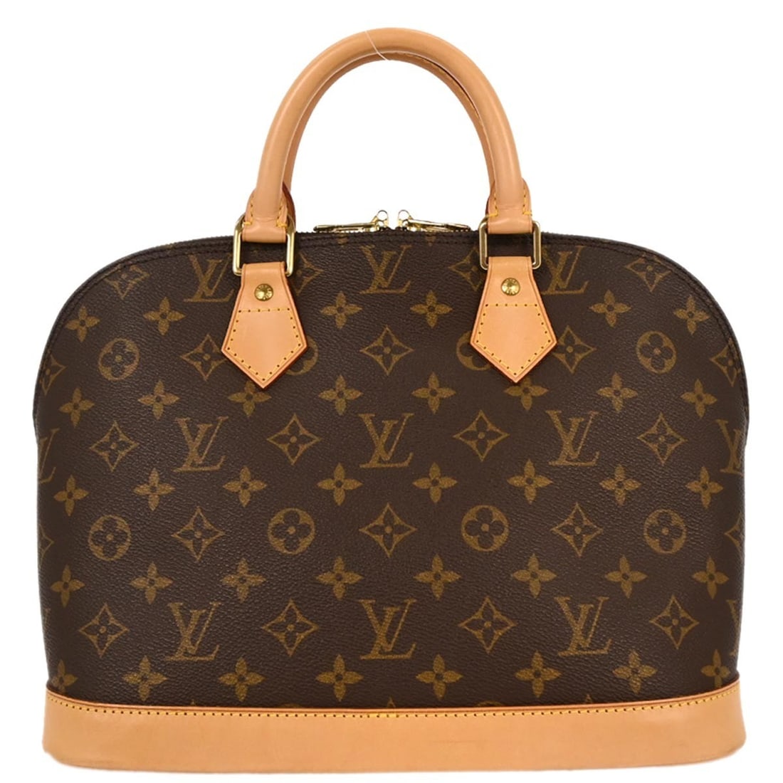 Louis Vuitton Alma Monogram Handbag M51130 Vintage Brown: Louis Vuitton Alma Monogram Handbag M51130 Vintage Brown The Louis Vuitton Monogram Alma Handbag is a stylish and iconic accessory perfect for casual occasions. Crafted from durable monogram canvas, t