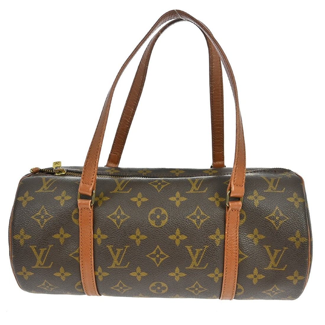 Louis Vuitton Papillon Monogram Canvas Brown Handbag: Louis Vuitton Papillon Monogram Canvas Brown Handbag This Louis Vuitton Papillon handbag features the iconic monogram canvas in brown, complemented by leather accents. Designed for women, it offers a 