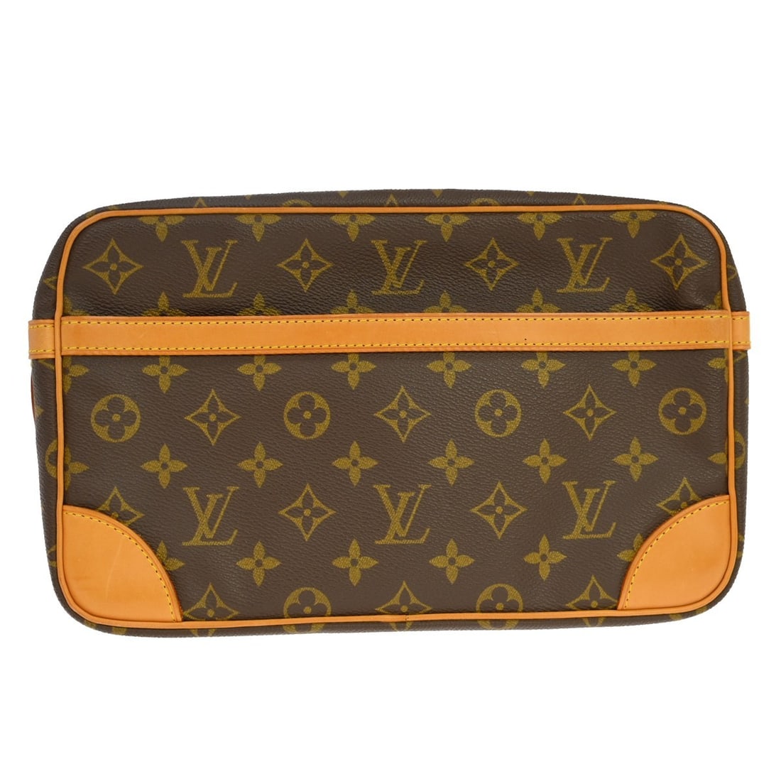 Louis Vuitton Monogram Compiegne 28 Clutch Handbag M51845: Louis Vuitton Monogram Compiegne 28 Clutch Handbag M51845 This Louis Vuitton Compiegne 28 clutch handbag features the iconic monogram canvas with leather accents. Designed in a medium size, it offers 