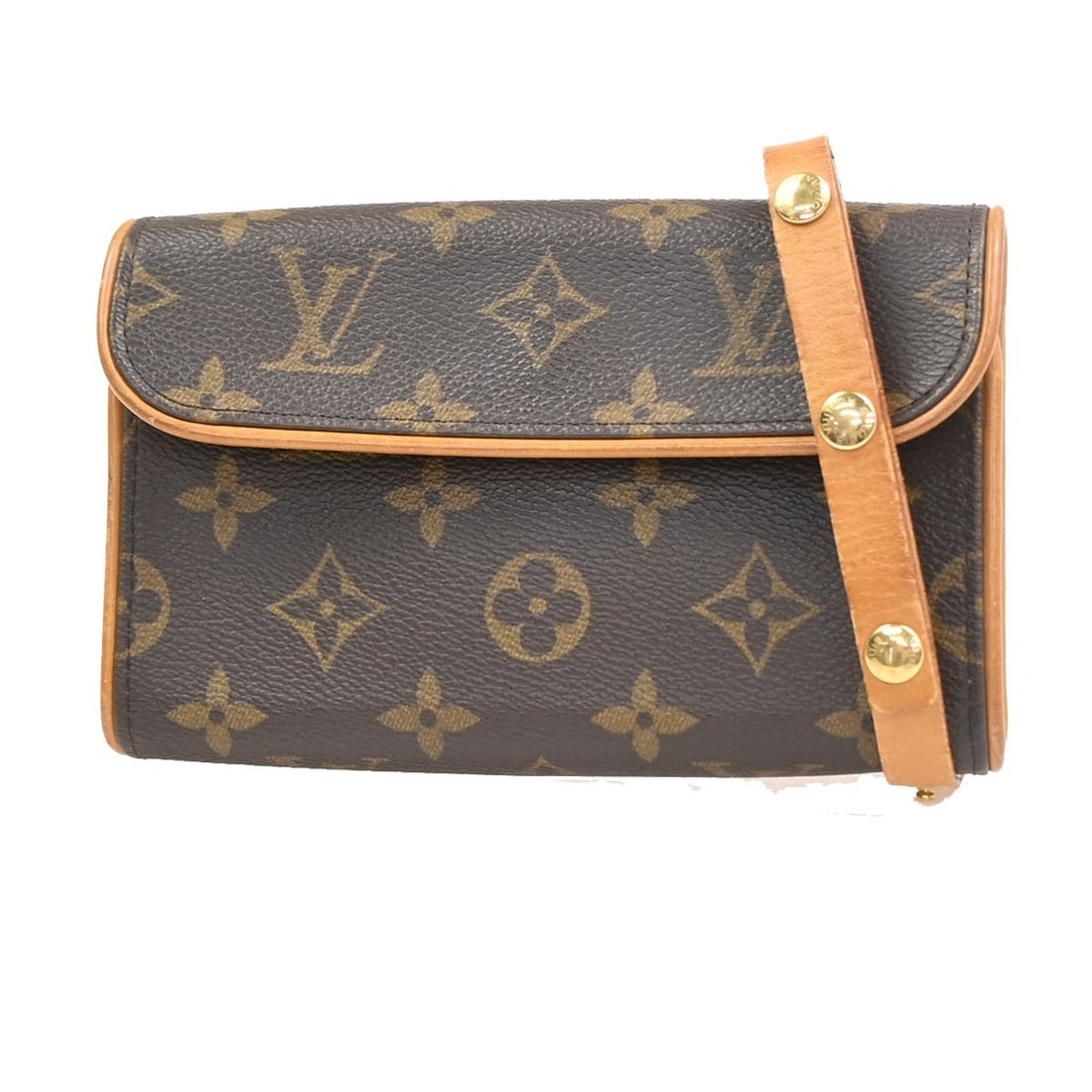 Louis Vuitton Monogram Canvas Florentine Waist Bag: Louis Vuitton Monogram Canvas Florentine Waist Bag This Louis Vuitton Florentine Waist Bag features the iconic Monogram Canvas in brown and is designed for women. The bag showcases a classic waist bag