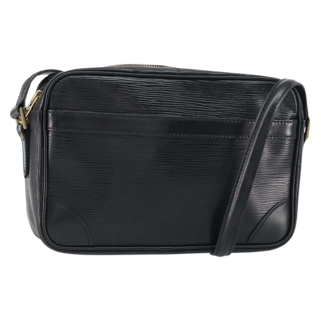 Louis Vuitton Trocadero 23 Epi Leather Black Shoulder Bag M52302: Louis Vuitton Trocadero 23 Epi Leather Black Shoulder Bag M52302 This Louis Vuitton Trocadero 23 shoulder bag features black Epi leather and is designed for daily use. The bag has a structured, rectan