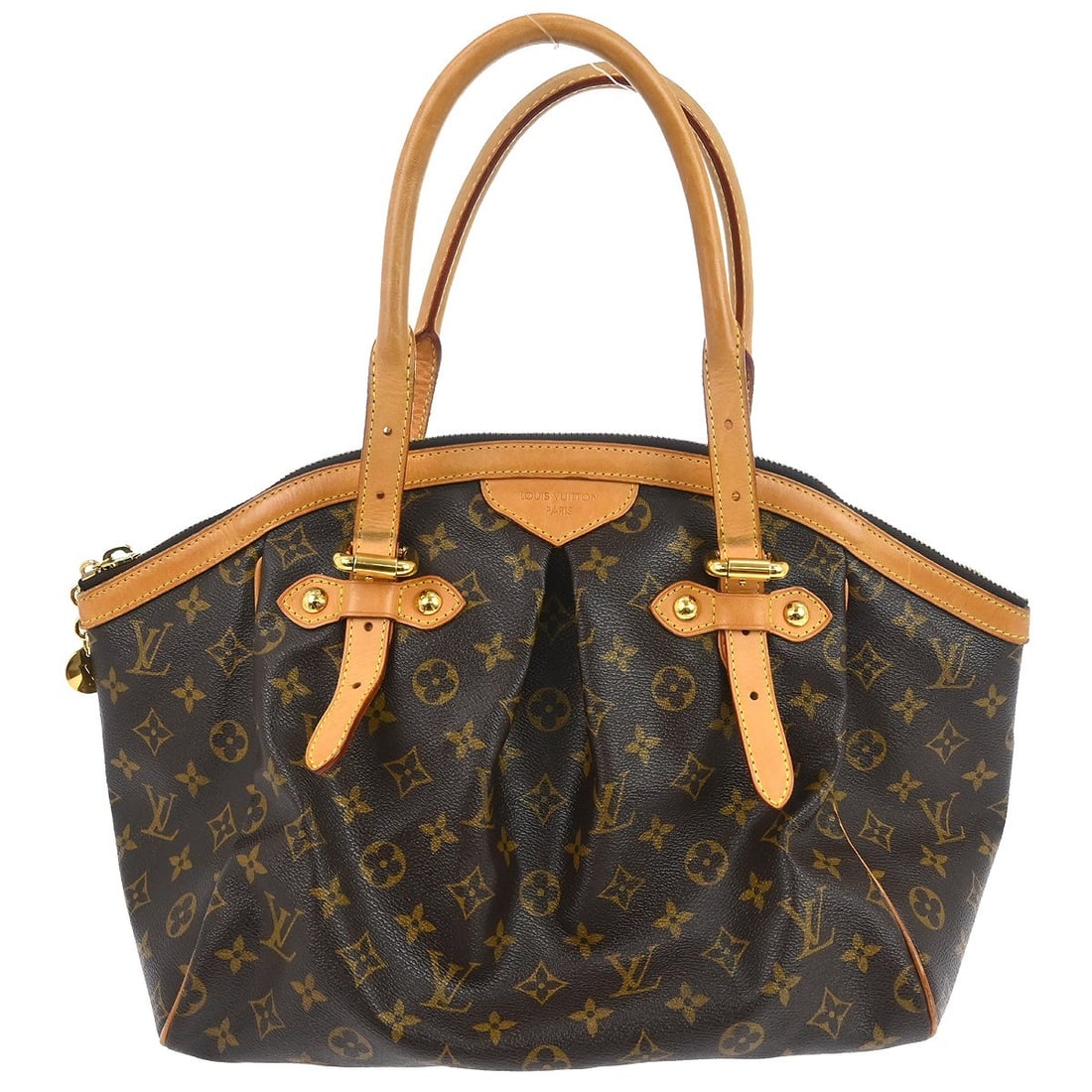 Louis Vuitton Tivoli GM Monogram Canvas Tote Bag: Louis Vuitton Tivoli GM Monogram Canvas Tote Bag This Louis Vuitton Tivoli GM handbag features the signature Monogram canvas with leather accents and gold-tone logo detailing. Designed in a large tote