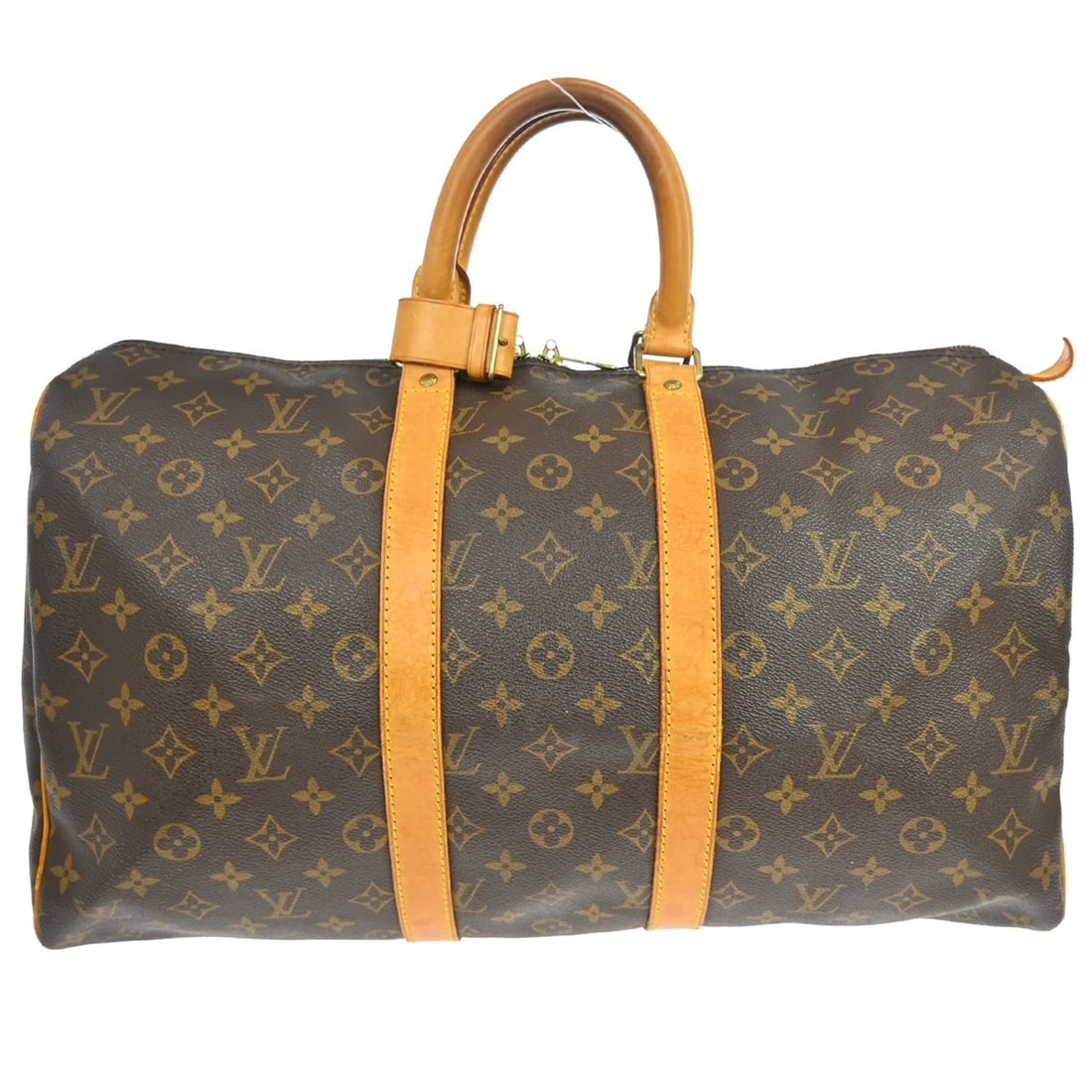 Louis Vuitton Keepall Monogram Canvas Travel Bag: Louis Vuitton Keepall Monogram Canvas Travel Bag This Louis Vuitton Keepall Bag features the iconic Monogram Canvas design in brown. Designed for unisex use, it is crafted from durable canvas and made