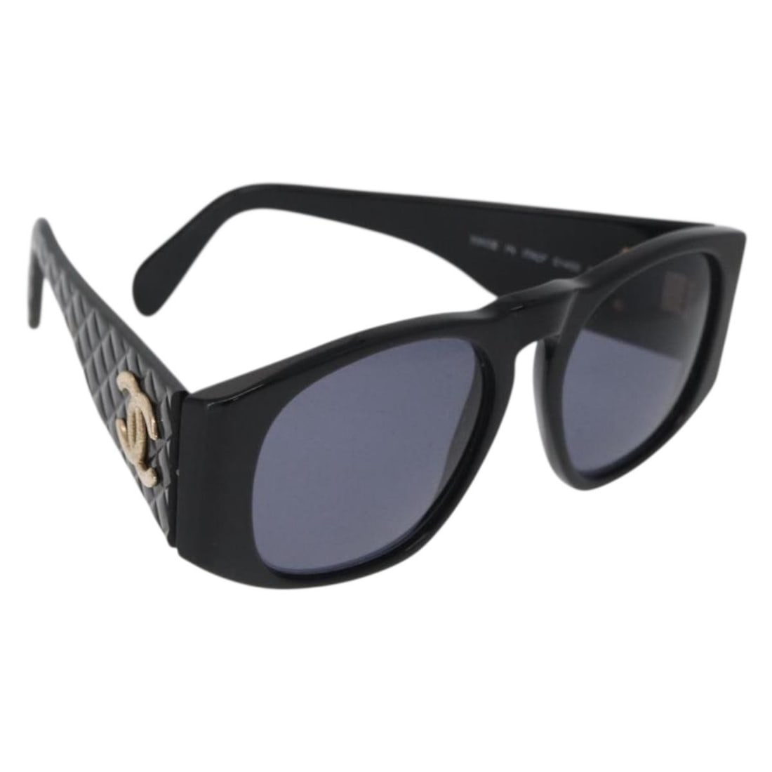 Chanel Black Plastic Women's Sunglasses with CC Logo and Case (1 of 17)