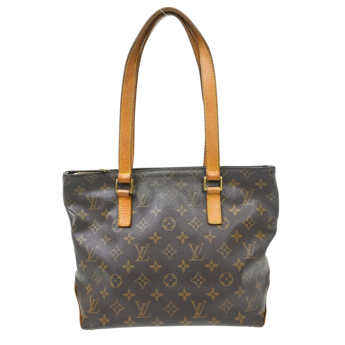 Louis Vuitton Cabas Piano Monogram Canvas Tote Bag M51148: Louis Vuitton Cabas Piano Monogram Canvas Tote Bag M51148 This is a vintage Louis Vuitton Cabas Piano tote bag crafted from monogram canvas with leather trim. The bag features double leather handles, 