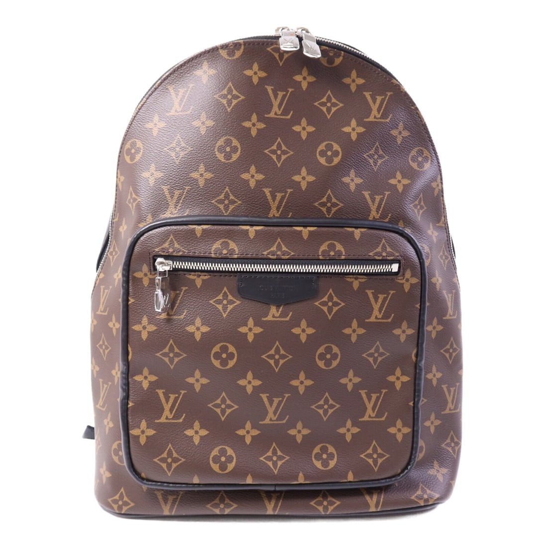 Louis Vuitton Josh Monogram Brown PVC Canvas Backpack M45349 SHW: Louis Vuitton Josh Monogram Brown PVC Canvas Backpack M45349 SHW This Louis Vuitton Josh Backpack M45349 features a brown monogram PVC coated canvas construction. Designed as a rucksack backpack, it o