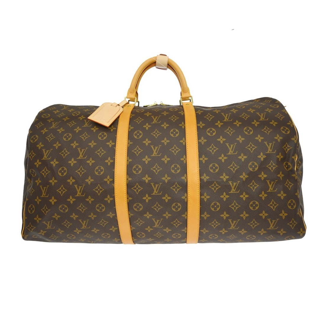 Louis Vuitton Keepall Monogram Canvas Travel Bag: Louis Vuitton Keepall Monogram Canvas Travel Bag This Louis Vuitton Keepall Bag features the iconic Monogram Canvas design in brown. Designed for unisex use, it offers spacious storage and is crafted 