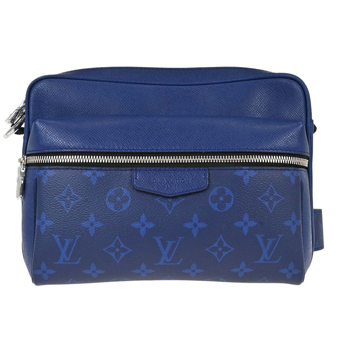 Louis Vuitton Taigarama Monogram Blue Leather Bum Bag: Louis Vuitton Taigarama Monogram Blue Leather Bum Bag This Louis Vuitton Outdoor BumBag from the Monogram Taigarama collection is crafted from blue leather and designed for unisex use. Made in Italy, 