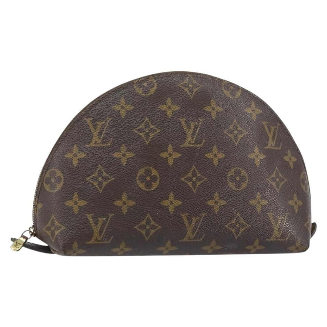 Louis Vuitton Monogram Canvas Demi Ronde Makeup Bag M47520 France: Louis Vuitton Monogram Canvas Demi Ronde Makeup Bag M47520 France This Louis Vuitton Monogram Trousse Demi Ronde Cosmetic Pouch features the iconic monogram canvas and is made in France. The pouch is 