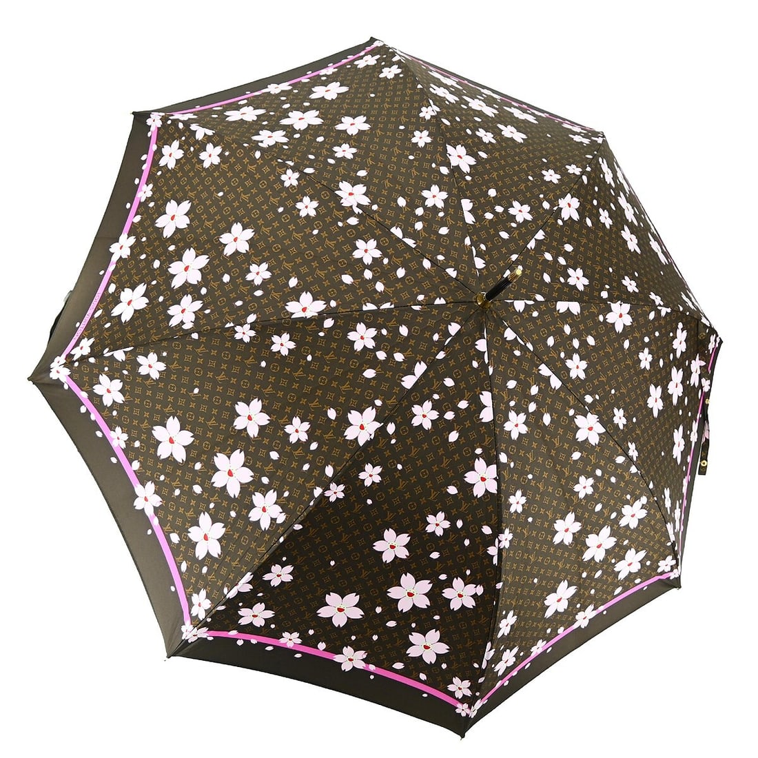 Louis Vuitton Cherry Blossom Monogram Compact Umbrella M92030 (1 of 9)