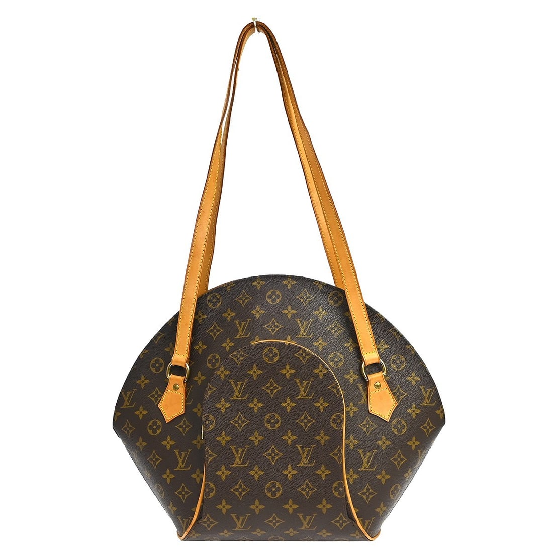 Louis Vuitton Ellipse Shopping Tote Brown Monogram Canvas: Louis Vuitton Ellipse Shopping Tote Brown Monogram Canvas This Louis Vuitton Ellipse Shopping Tote features the iconic Monogram canvas leather exterior with double handles and a zip closure. Designed 