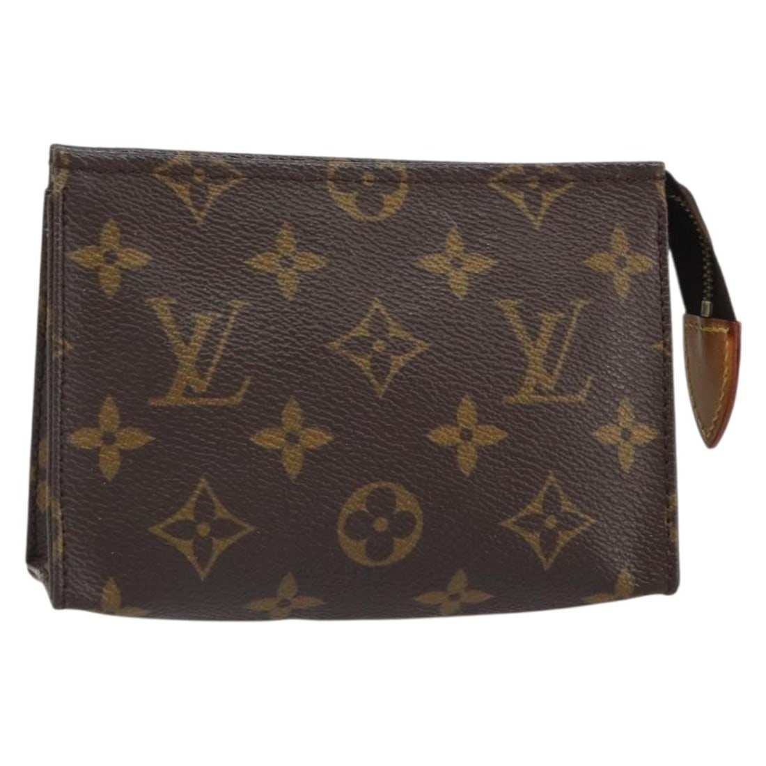 Louis Vuitton Monogram Canvas Poche Toilette 15 M47546 Small Pouch: Louis Vuitton Monogram Canvas Poche Toilette 15 M47546 Small Pouch This Louis Vuitton Monogram Poche Toilette 15 pouch is crafted from signature monogram canvas and made in France. The pouch features 