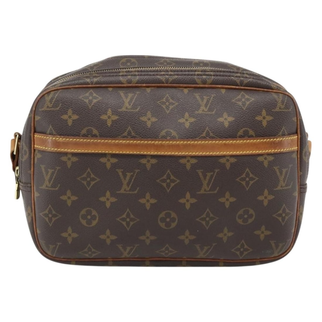 Louis Vuitton Monogram Canvas Reporter Bag: Louis Vuitton Monogram Canvas Reporter Bag This Louis Vuitton Reporter Bag is crafted from the brand's signature monogram canvas in brown. Designed for unisex use, it features a spacious interior and 