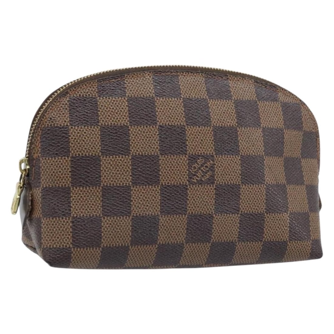 Louis Vuitton Damier Ebene Cosmetic Pouch PM N47516: Louis Vuitton Damier Ebene Cosmetic Pouch PM N47516 This Louis Vuitton Damier Ebene Pochette Cosmetic PM pouch features the iconic Damier Ebene canvas in a compact and practical design. The pouch is c
