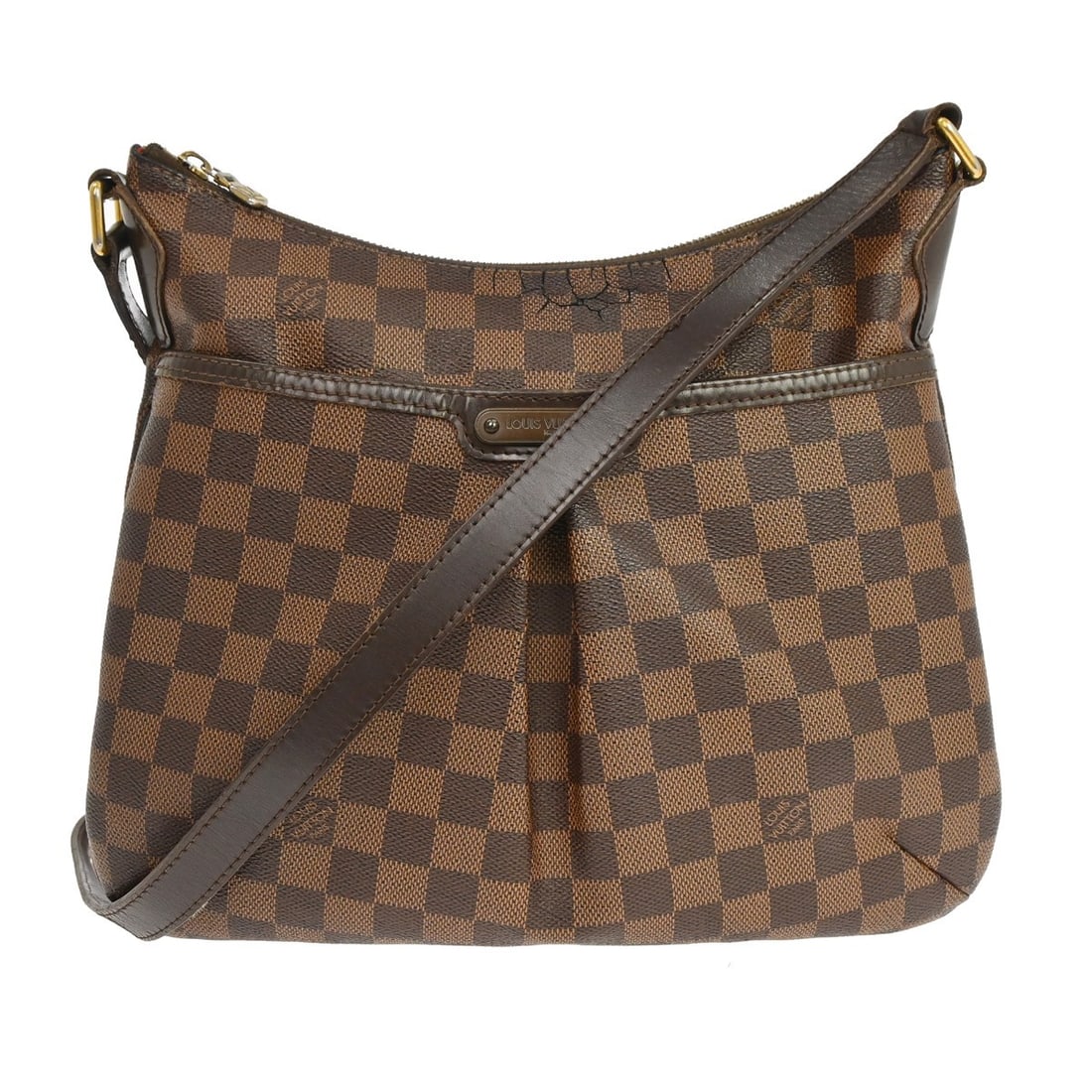 Louis Vuitton Bloomsbury PM Damier Crossbody Bag N42251: Louis Vuitton Bloomsbury PM Damier Crossbody Bag N42251 This Louis Vuitton Damier Bloomsbury PM crossbody bag features the iconic check pattern in brown Damier canvas with leather accents. The bag has