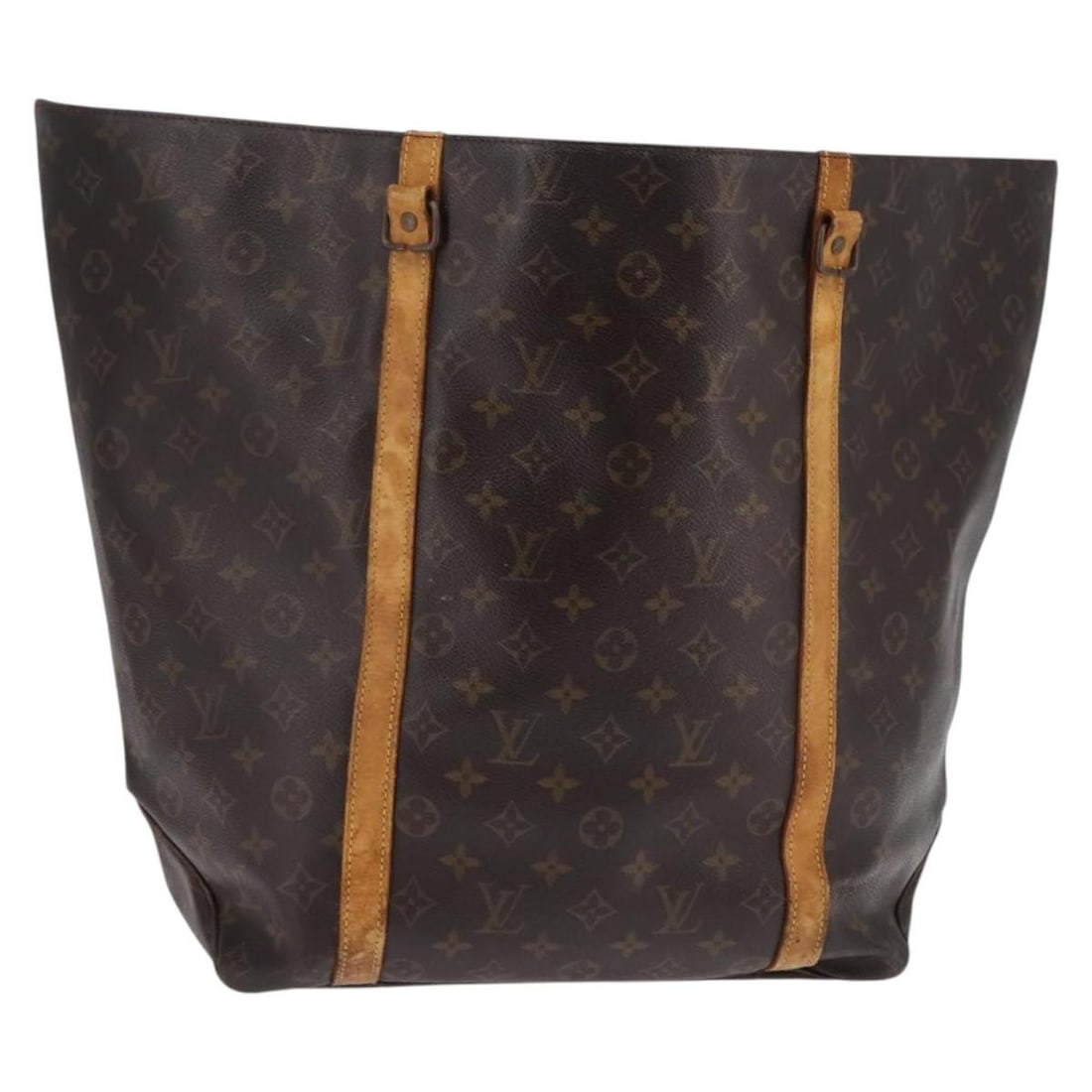 LOUIS VUITTON Monogram Sac Shopping GM Tote Bag M51110 Auth: LOUIS VUITTON Monogram Sac Shopping GM Tote Bag M51110 Auth This LOUIS VUITTON Monogram Sac Shopping GM Tote Bag is a stylish and functional accessory made from durable monogram canvas. It features a 