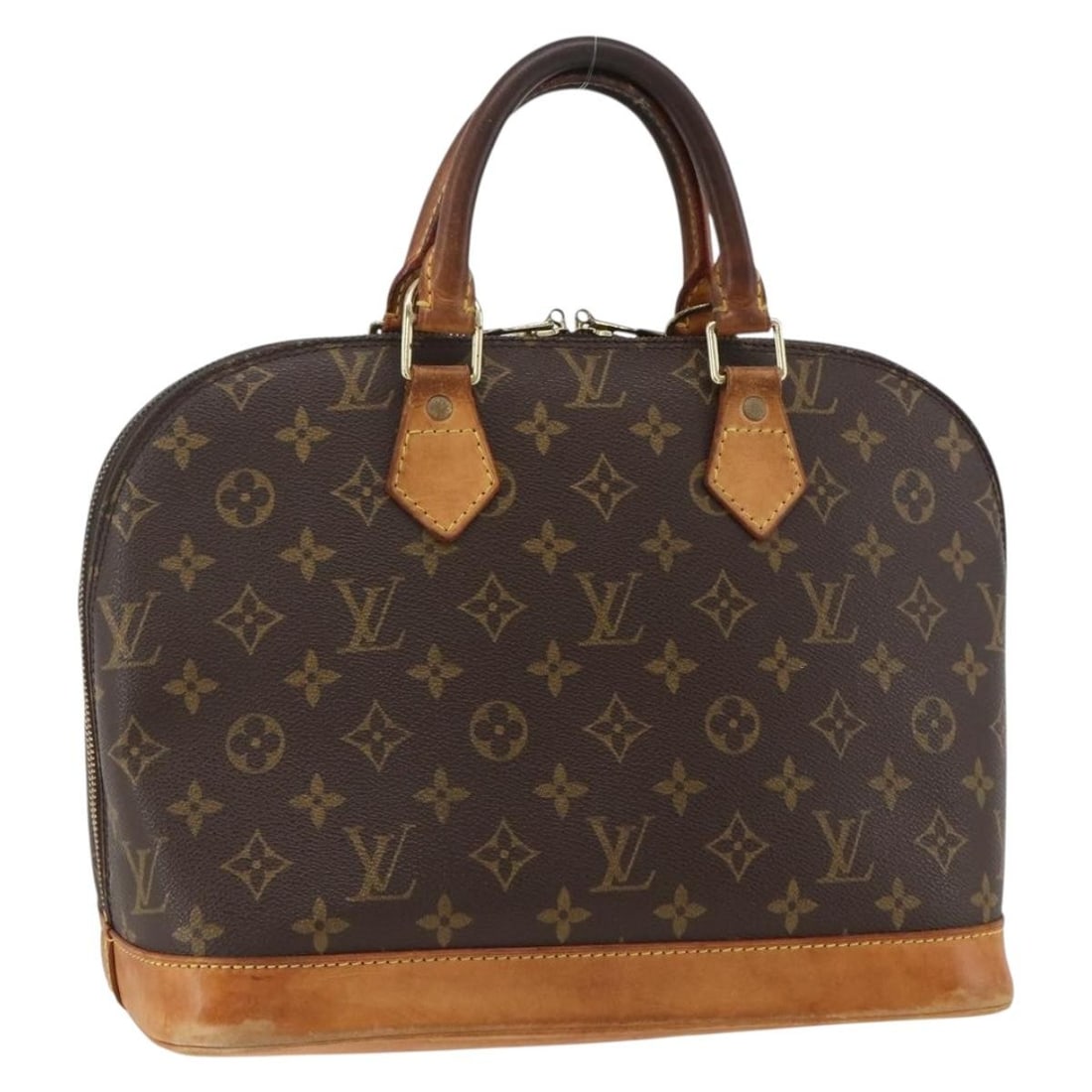 Louis Vuitton Alma Monogram Canvas M51130 Women's Handbag France (1 of 18)