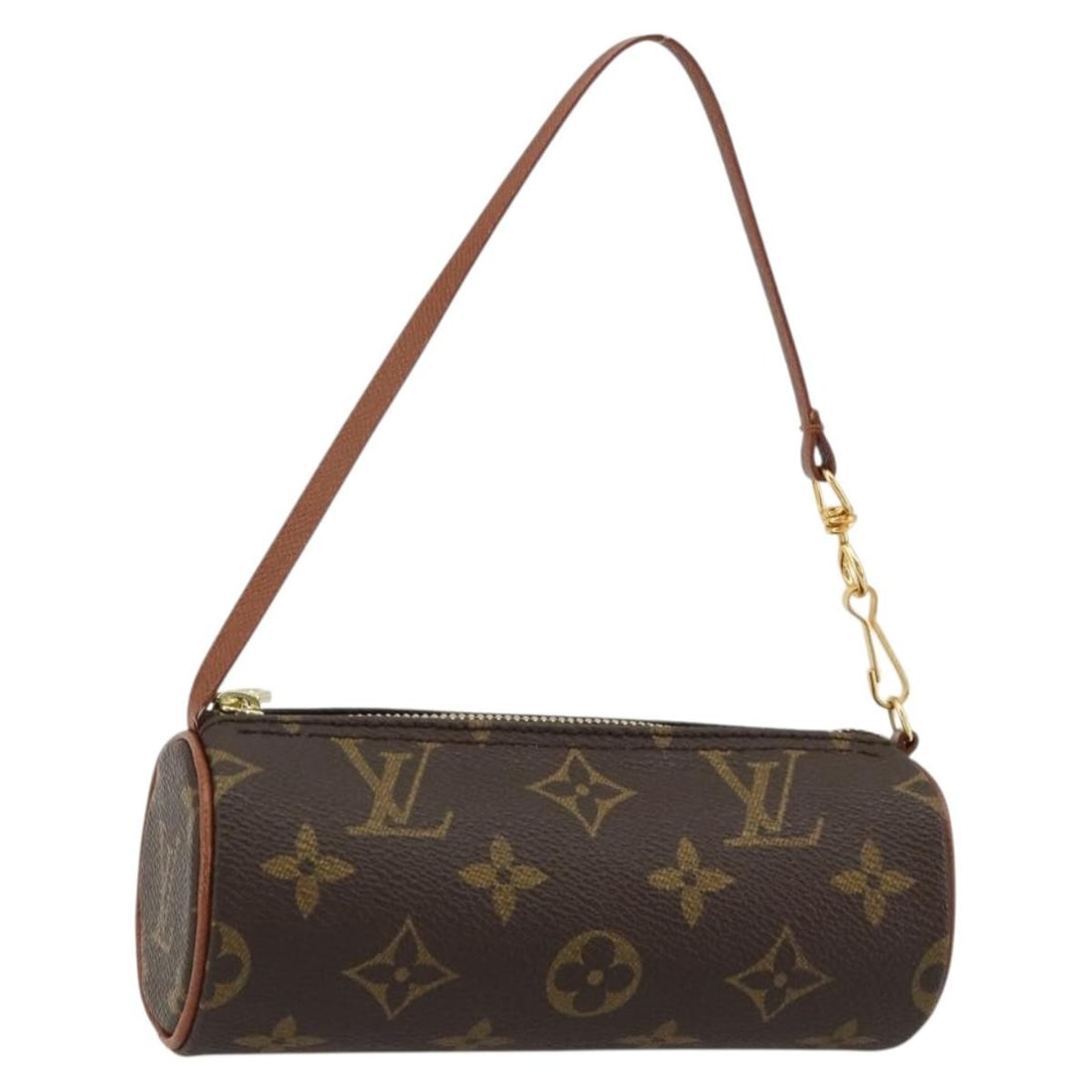 Louis Vuitton Papillon Pochette Brown Monogram Canvas Handbag: Louis Vuitton Papillon Pochette Brown Monogram Canvas Handbag This Louis Vuitton Papillon Pochette is crafted from signature monogram canvas in brown and features metal fittings. Designed for women, i