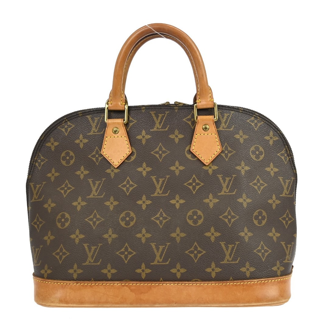 Louis Vuitton Alma Brown Canvas Handbag: Louis Vuitton Alma Brown Canvas Handbag This Louis Vuitton Alma Handbag features the iconic Monogram Canvas in a classic brown color. Designed for women, it offers a spacious interior and is crafted i