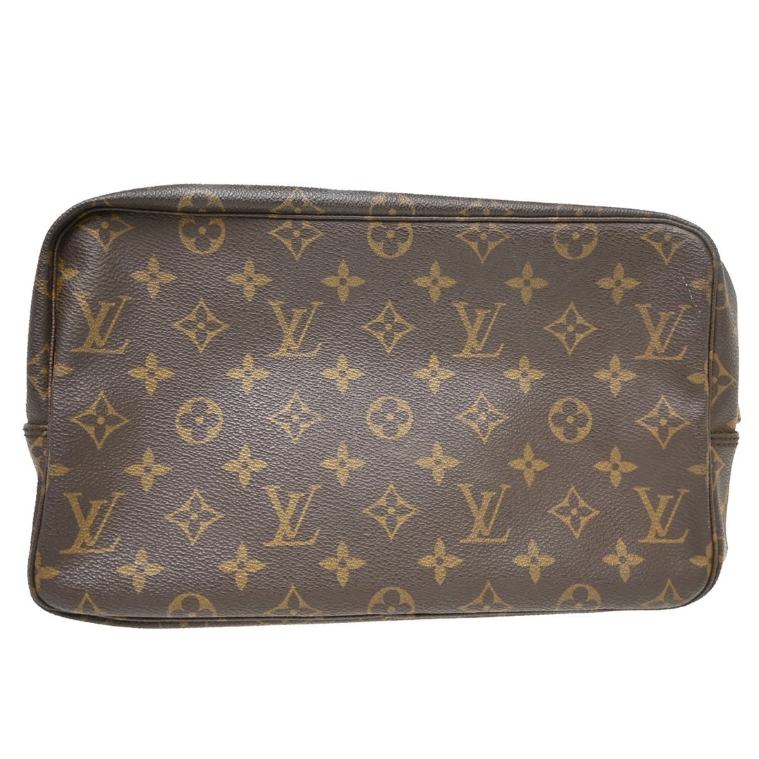 Louis Vuitton Monogram Canvas Trousse Toilette Pouch: Louis Vuitton Monogram Canvas Trousse Toilette Pouch This Louis Vuitton Trousse Toilette is crafted from the signature Monogram canvas in brown and designed for unisex use. The toiletry pouch features