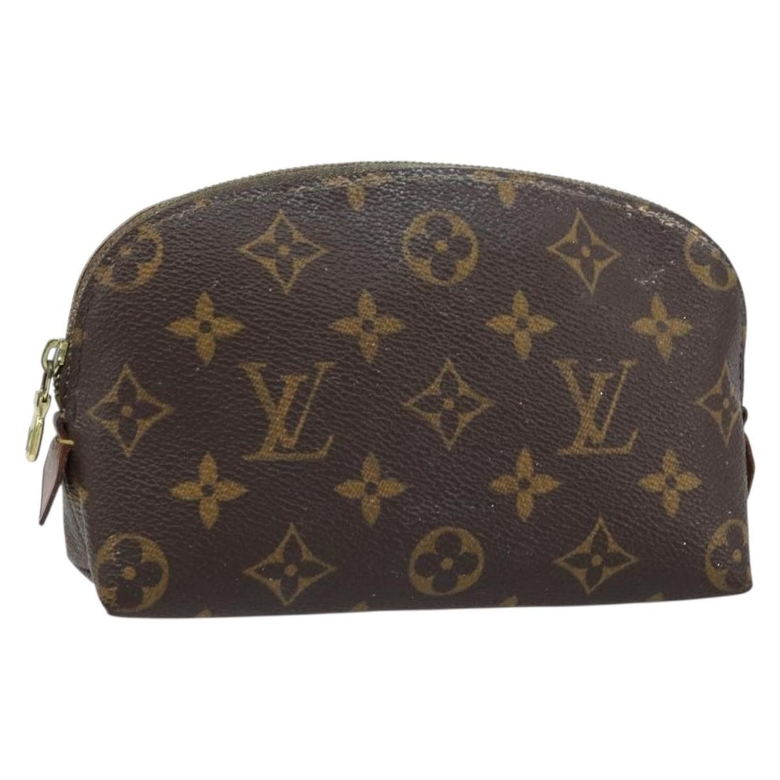 Louis Vuitton M43998 Monogram Canvas Cosmetic Pouch PM Spain: Louis Vuitton M43998 Monogram Canvas Cosmetic Pouch PM Spain This Louis Vuitton Monogram Pochette Cosmetic PM Pouch features the classic monogram canvas exterior and is crafted in Spain. The pouch is 