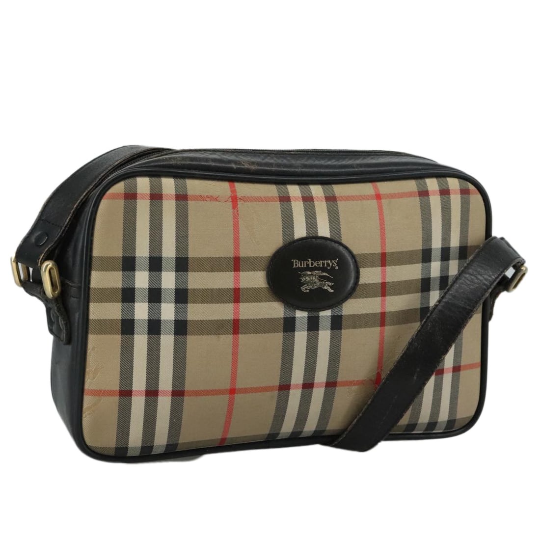 Burberrys beige canvas Nova Check shoulder bag women 10.6 inch: Burberrys beige canvas Nova Check shoulder bag women 10.6 inch This Burberrys Nova Check shoulder bag is crafted from beige canvas and features the brand's signature check pattern. Designed for women,