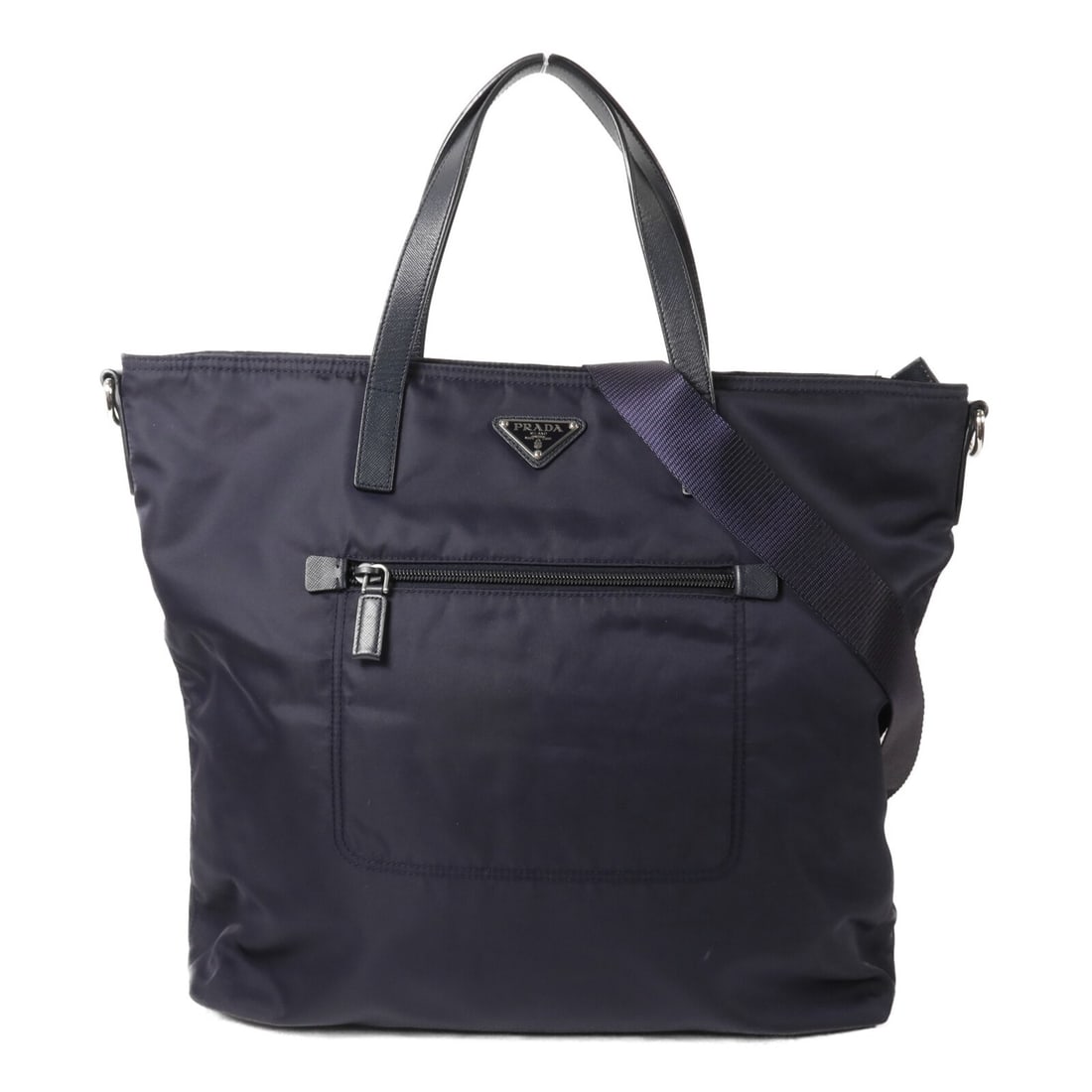 Prada Navy Nylon 2 Way Shoulder Bag B2530T (1 of 15)
