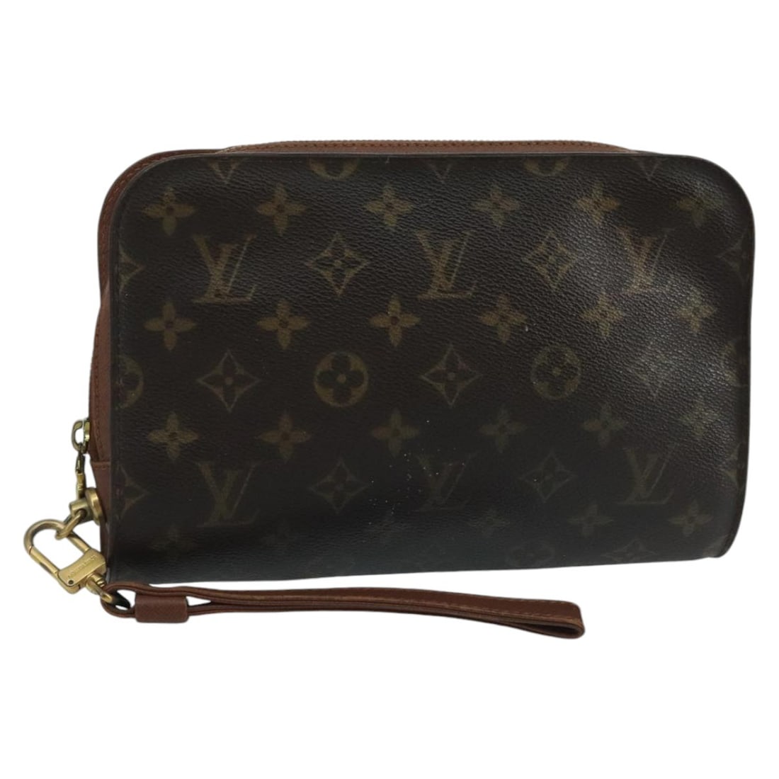 Louis Vuitton Monogram Canvas Orsay M51790 Clutch Bag: Louis Vuitton Monogram Canvas Orsay M51790 Clutch Bag This Louis Vuitton Orsay clutch bag features the iconic monogram canvas exterior and is designed for women. The bag is made in France and showcase