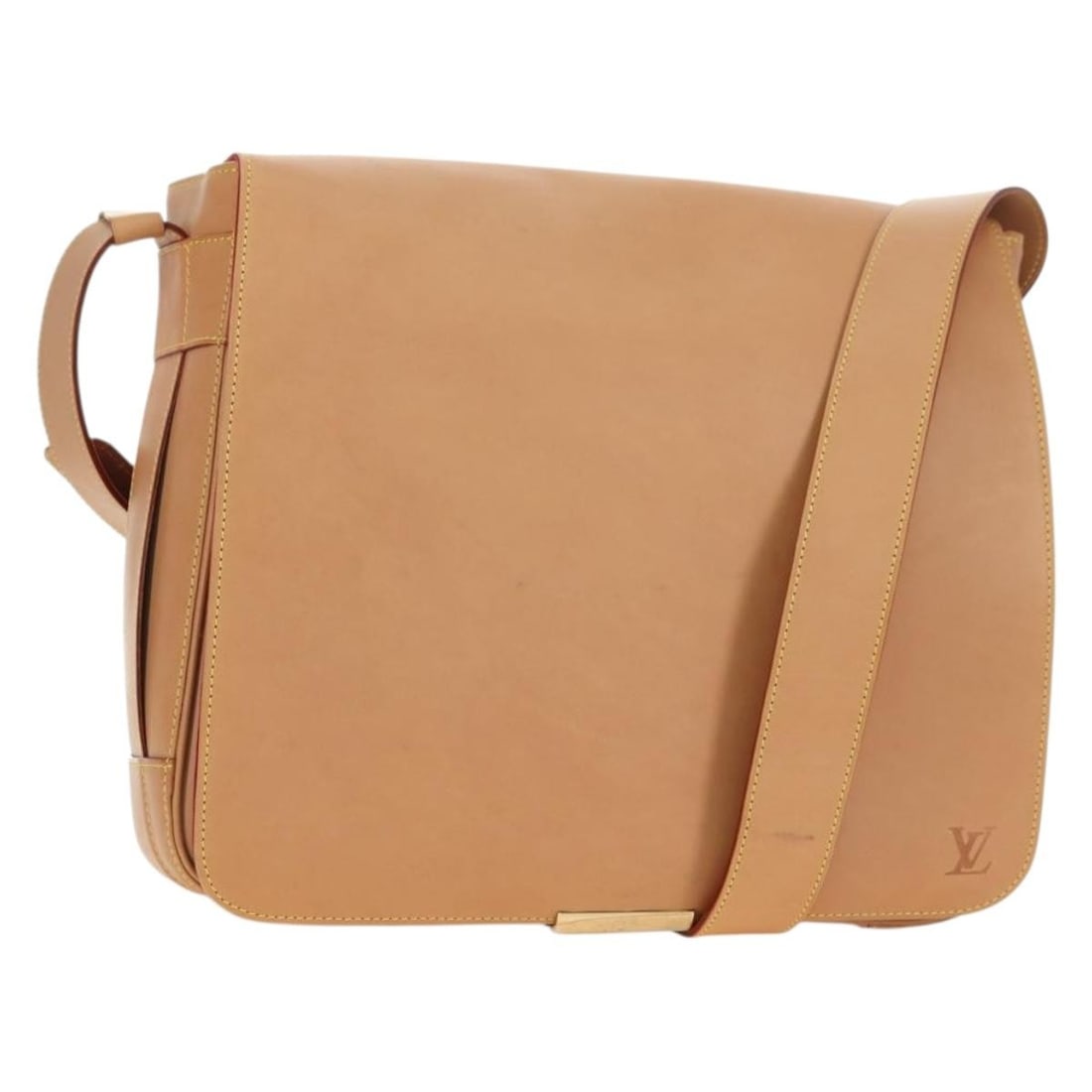 Louis Vuitton Abbesses Nomade Leather Beige Shoulder Bag: Louis Vuitton Abbesses Nomade Leather Beige Shoulder Bag This Louis Vuitton Nomade Abbesses shoulder bag features a beige Nomade leather exterior, offering a refined and timeless look. Designed for wo