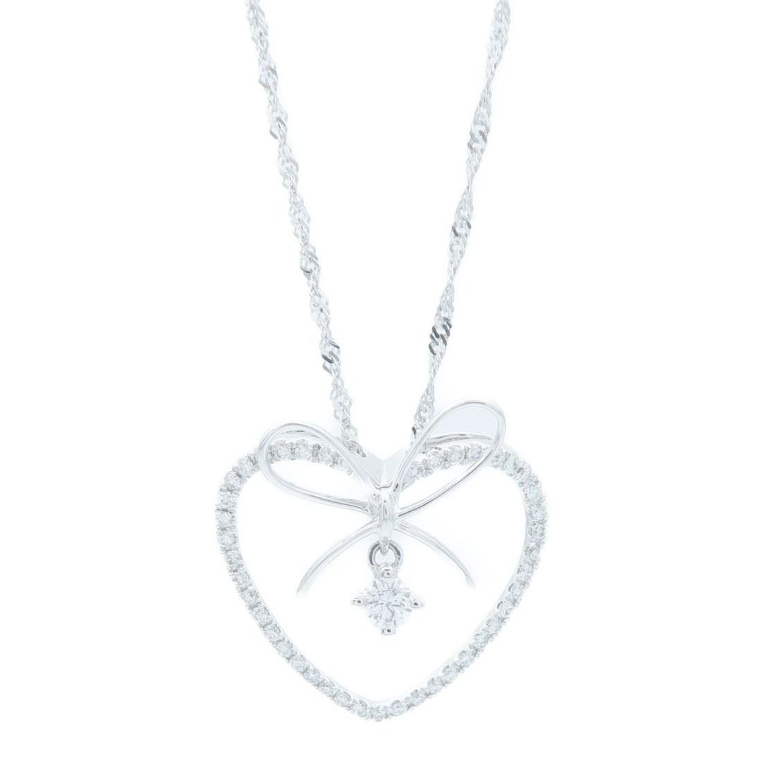 Diamond White Gold Necklace JEWELRY 18K: Diamond White Gold Necklace JEWELRY 18K This elegant necklace features a diamond set in 18K white gold, offering a refined and timeless style. Designed for women, the necklace showcases a silver hue a
