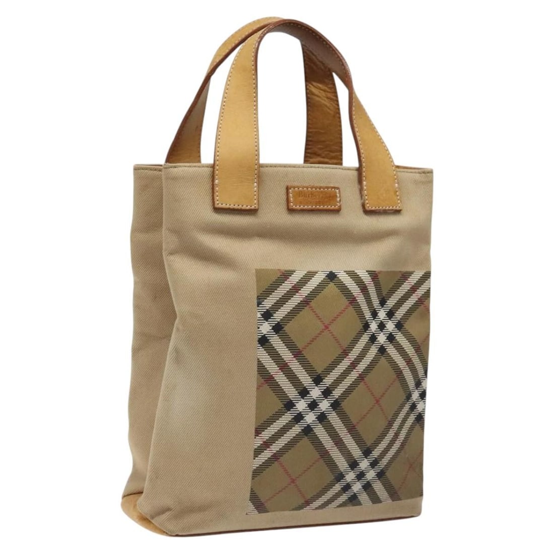 Burberrys Blue Label Canvas Nova Check Brown Women's Handbag Japan: Burberrys Blue Label Canvas Nova Check Brown Women's Handbag Japan This Burberrys Nova Check Blue Label handbag features a classic brown canvas exterior with a structured silhouette. Designed for wome