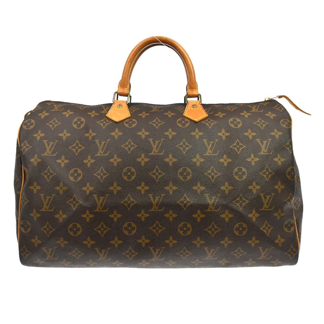 Louis Vuitton Speedy Monogram Canvas Brown Handbag 40cm x 26cm x 19cm: Louis Vuitton Speedy Monogram Canvas Brown Handbag 40cm x 26cm x 19cm This Louis Vuitton Speedy Handbag is crafted from the brand's iconic brown monogram canvas. Designed for women, it features a spac