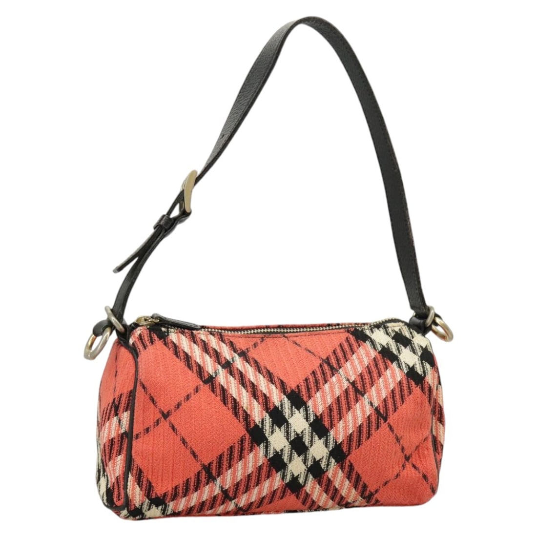 Burberry Blue Label Canvas Red Nova Check Women's Handbag from Japan: Burberry Blue Label Canvas Red Nova Check Women's Handbag from Japan This Burberry Nova Check Blue Label hand bag is crafted from red canvas and features the iconic Nova Check pattern. Designed for wo