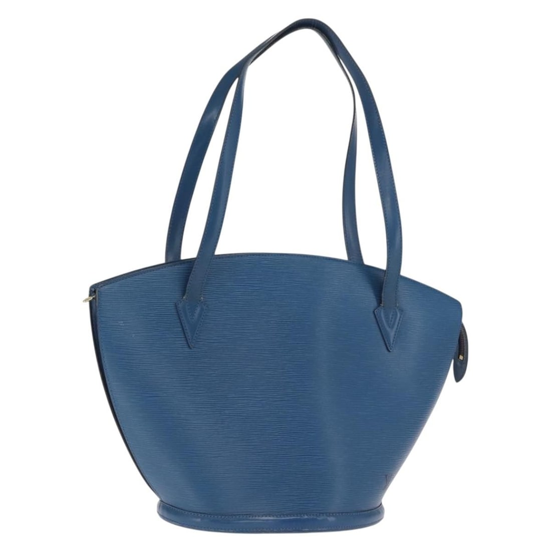 Blue Epi Leather Saint Jacques Shoulder Bag by Louis Vuitton M52275: Blue Epi Leather Saint Jacques Shoulder Bag by Louis Vuitton M52275 This Louis Vuitton Epi Saint Jacques Shopping Shoulder Bag is crafted from durable blue Epi leather with a structured silhouette. Th